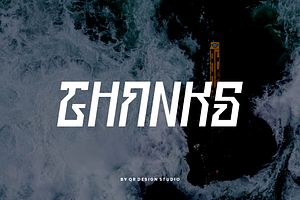 Creckez Crooked - Greek & Wave Font