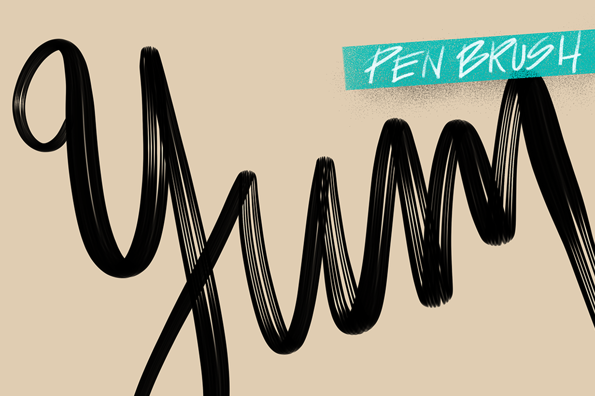 Skid Procreate lettering brushes, a Brush Add-On by YokoBlue (Photo 3 of 16)