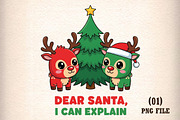 Dear Santa, I Can Explain Christmas, an Illustration by DreamArtGraphic (Thumbnail 1 of 5)