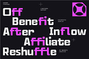 Axenor – Futuristic Cyberpunk Displa, a Sans Serif Font by kangfont Studio (Thumbnail 2 of 11)