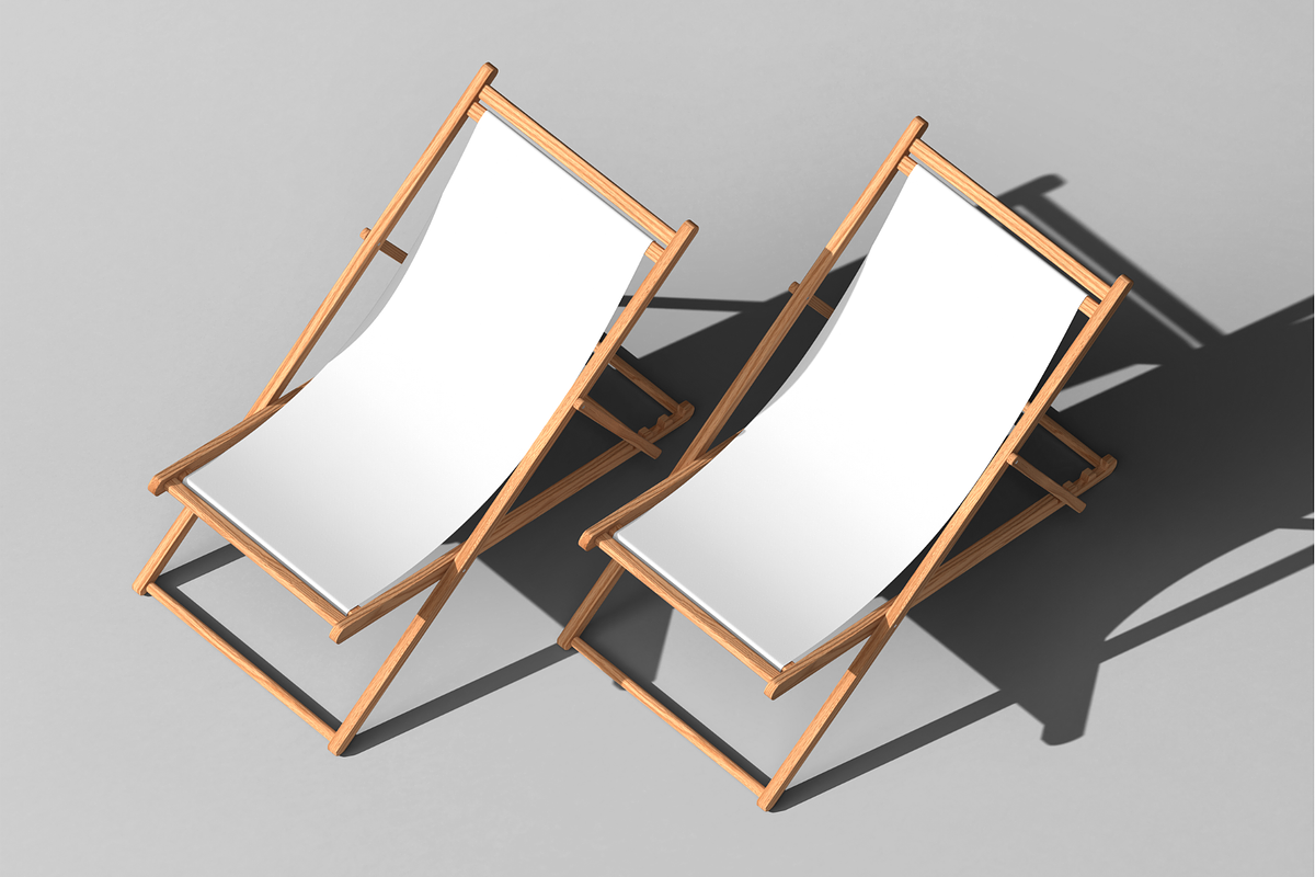 Sunbed Mock-up, an Advertising Mockup by BLISS DESIGN (Photo 3 of 4)