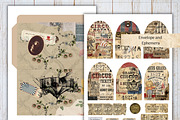 Circus Vintage Envelope and Ephemera, a Decorative Illustration by Print Haven Mochi Vintage (Thumbnail 3 of 6)
