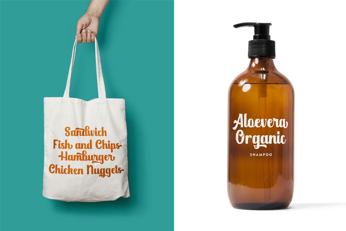 Duffish, a Script Font by Graptail (Photo 5 of 10)