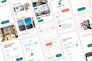 House Booking mobile KIT, an App Template by CreativeUI (Thumbnail 2 of 8)