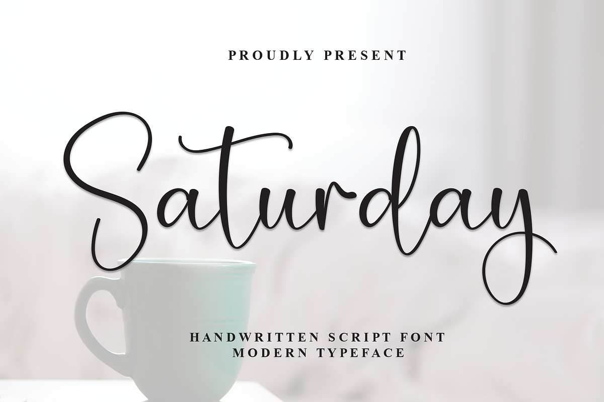 Saturday | Script Font, a Handwritten Font by Scratchones (Photo 1 of 8)