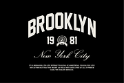 BROOKLYN Tee | Clothing Production, an Object Graphic by LXXXV | DSGN for Apparel (Thumbnail 2 of 3)