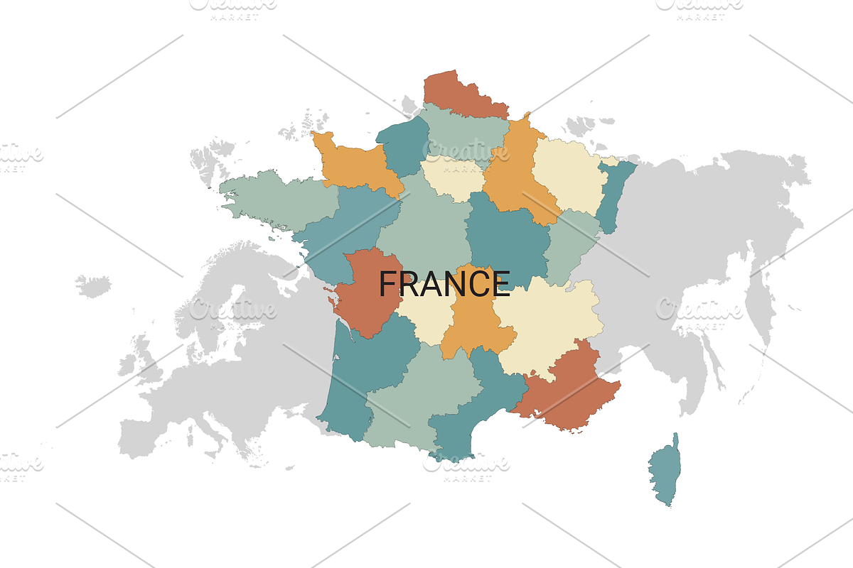 Europe Countries Vector Map, an Object Graphic by Nazim's Shop (Photo 2 of 8)