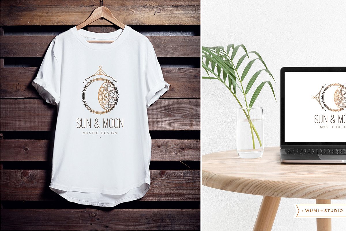 Sun & Moon - Logo & Totem, an Illustration by Wumi Studio (Photo 2 of 4)