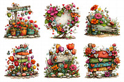 Whimsical Spring Signpost Clipart, an Illustration by Daily.Designs (Thumbnail 8 of 8)