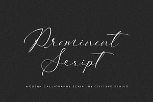 Prominent Script