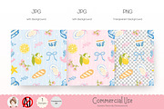 Cute Fisherman Seamless Pattern, a Pattern Graphic by Chonnieartwork (Thumbnail 3 of 5)