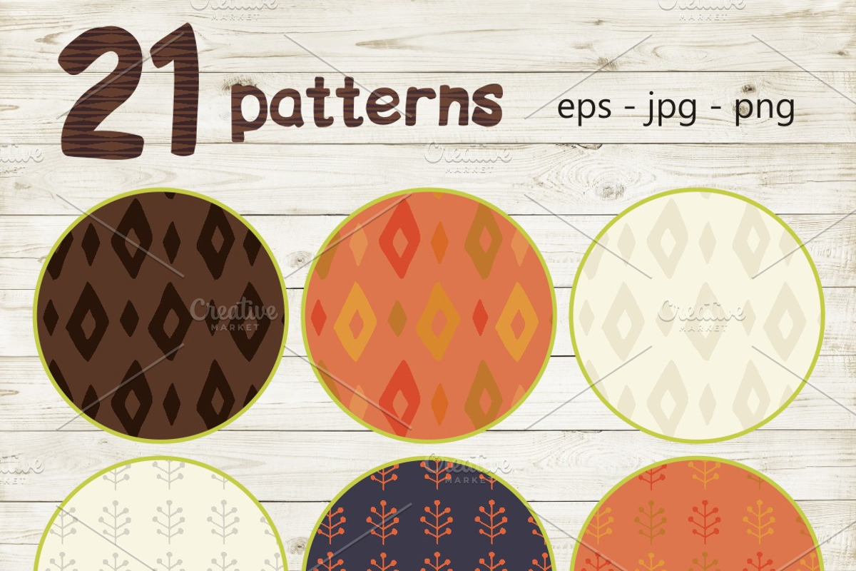 21 seamless pattern, a Pattern Graphic by Svetlana Loseva (Photo 2 of 3)