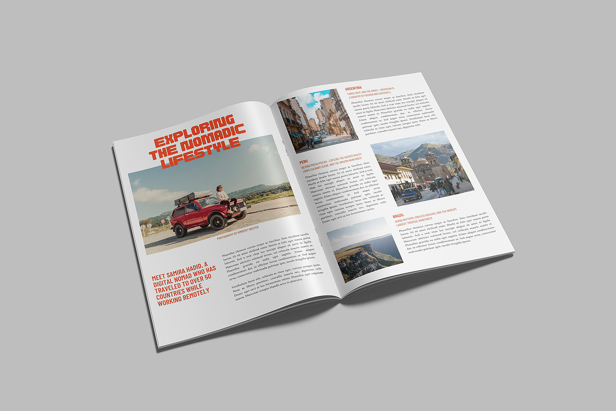 A4 Magazine Mockup Bundle, a Books & Magazine Mockup by Bangdastudio (Photo 3 of 11)