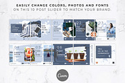 Instagram Post Carousel for Canva, a Social Media Template by Thirty One Palms Studio (Thumbnail 2 of 6)