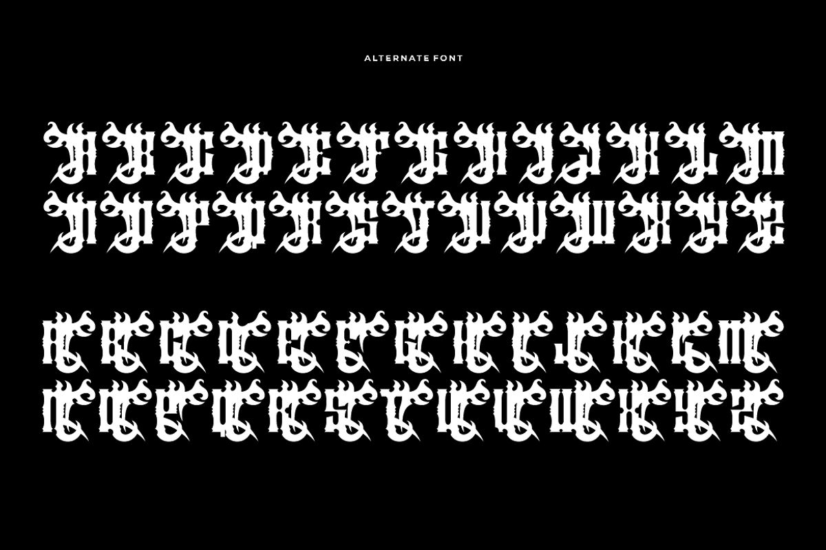 Glien Swoler - Blackletter Font, a Blackletter Font by Iqsiart Studio (Photo 7 of 8)