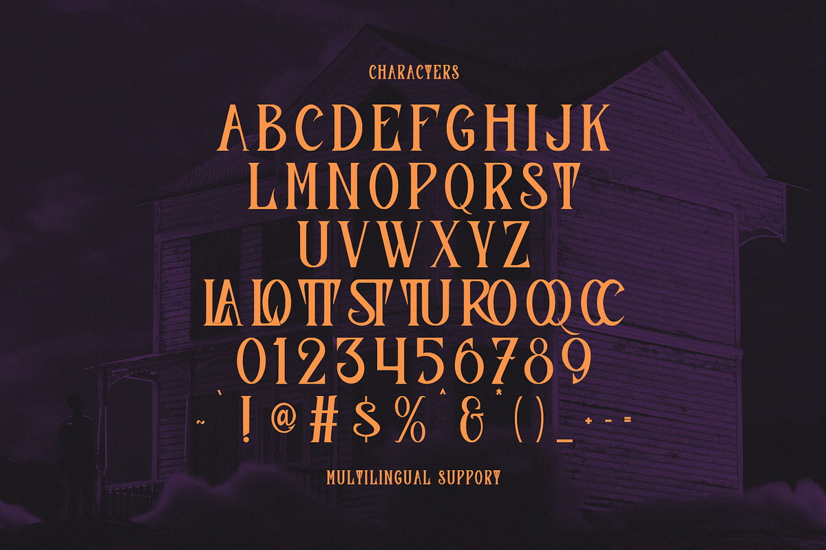 Ochlaz Mystical Serif Display Font, a Serif Font by Maulana Creative (Photo 6 of 7)