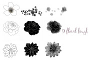 Secret garden procreate stamp brush, a Brush Add-On by Meisanmui (Thumbnail 7 of 8)
