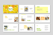 Fruta PowerPoint Presentation, a Presentation Template by Meknya (Thumbnail 2 of 6)