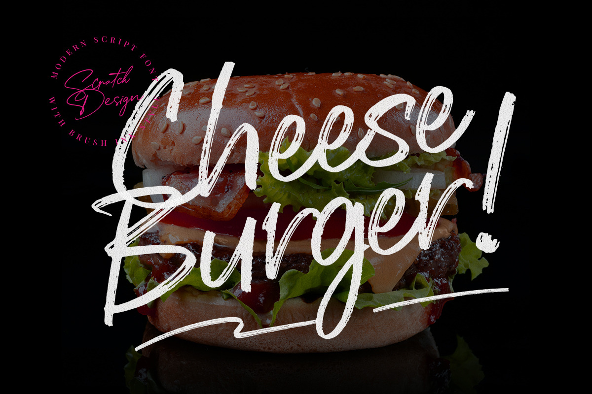Backhand - Script, a Script Font by Scratch Design (Photo 4 of 11)