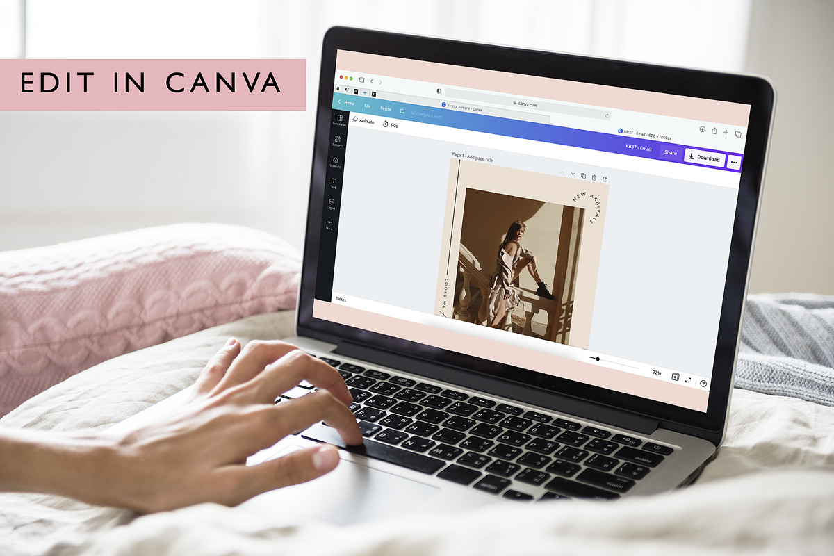 Minimalist Email Marketing Template, an Email Template by KikiBunnyCreative (Photo 3 of 7)