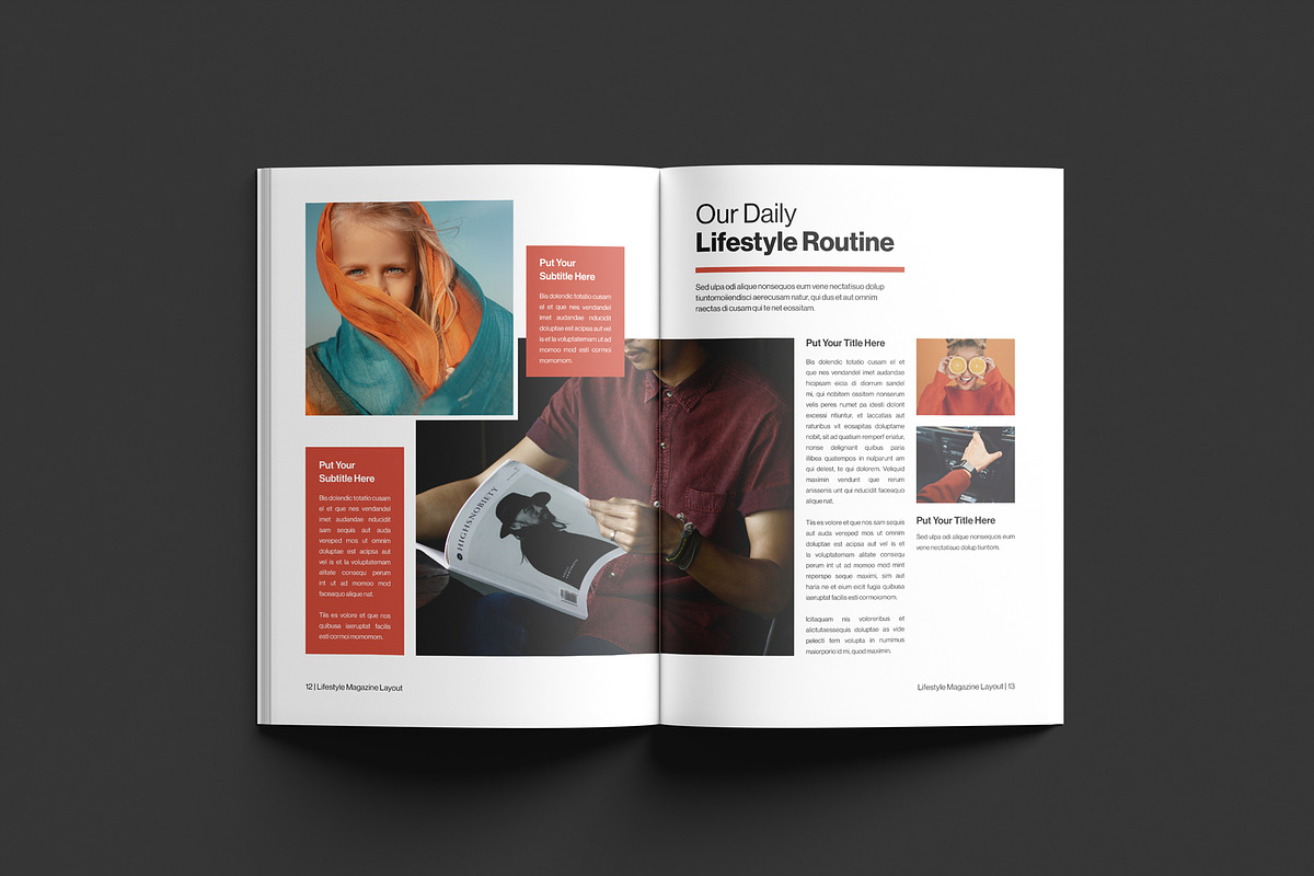 Lifestyle Magazine Template preview 7