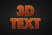 3D Retro effect, a Layer Style Add-On by Chuhe86 (Thumbnail 1 of 3)