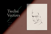 Male Portrait Line Drawings, a Person Illustration by Delightful Design (Thumbnail 2 of 6)