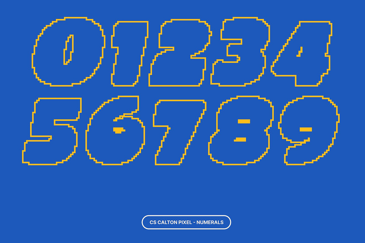 CS Calton Pixel, a Sans Serif Font by Craft Supply Co. (Photo 5 of 8)