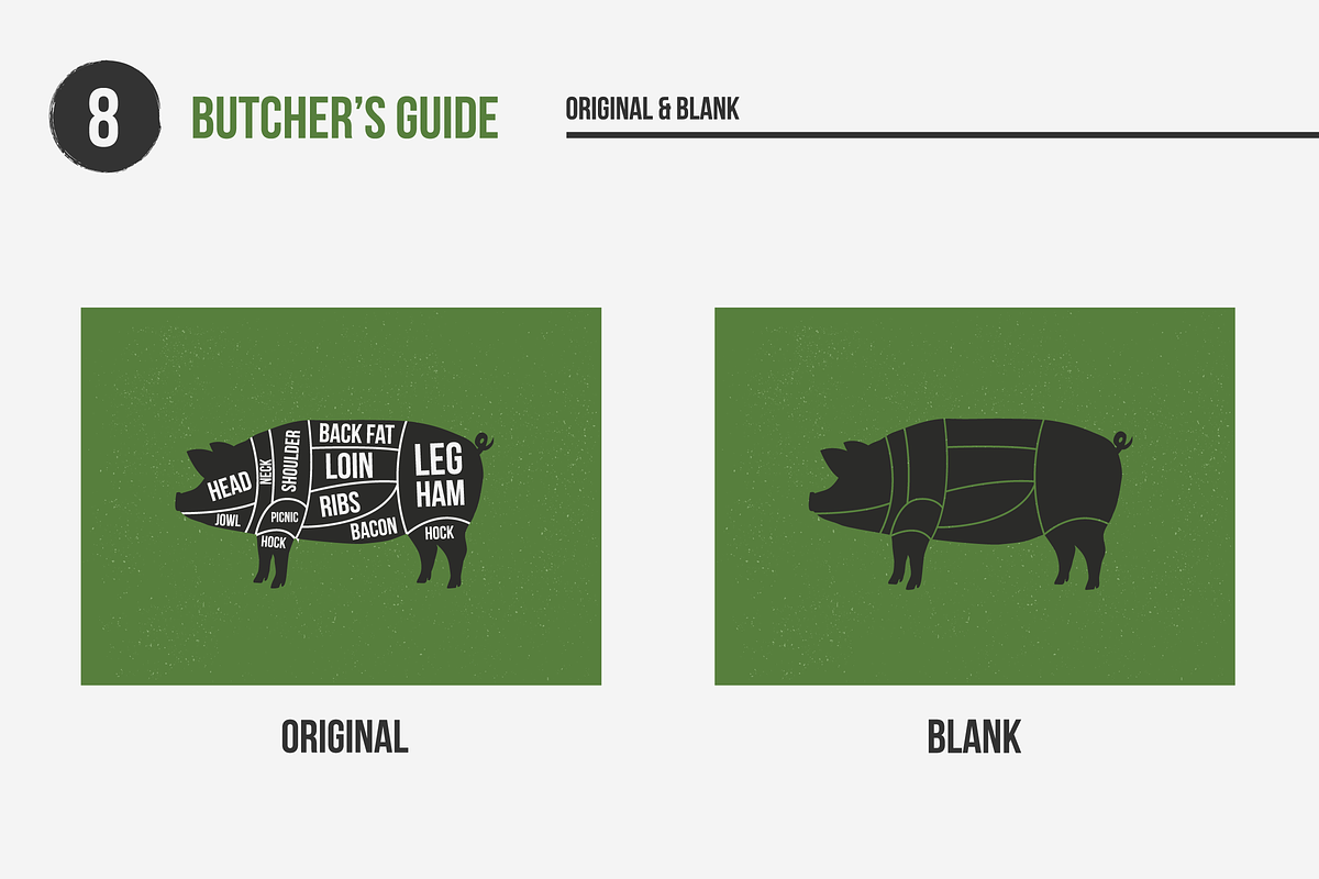 Farm Animals Logo & Graphics, a Branding & Logo Template by DenysHolovatiuk (Photo 9 of 13)