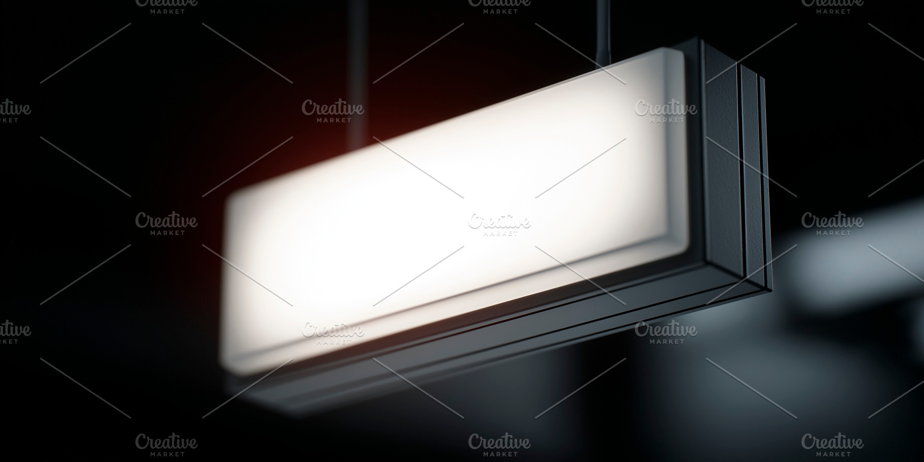 Modern, minimalist sign light mockup, a Background Photo by MistyDay