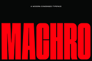 FBS Machro - Condensed Typeface, a Sans Serif Font by Febspace Studio (Thumbnail 1 of 16)