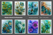 Modern Alcohol Ink Illustration, a Decorative Illustration by Housui Patterns (Thumbnail 4 of 9)