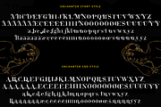 Enchanter Deluxe Modern Art Font, a Serif Font by Cloverons (Thumbnail 8 of 9)