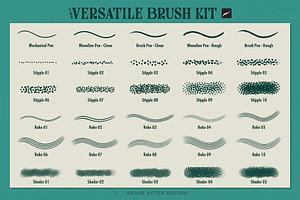 Versatile Brush Kit For Procreate