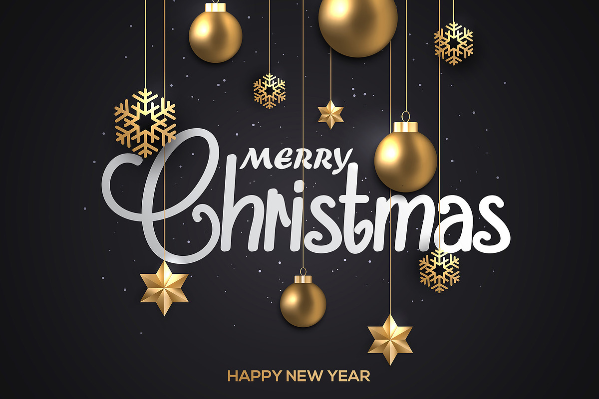 Set of Merry Christmas backgrounds, a Decorative Illustration by Creative Graphics (Photo 1 of 5)