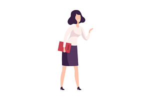 Angry Businesswoman or Office, a Person Illustration by TopVectors