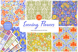 Evening Flowers Patterns