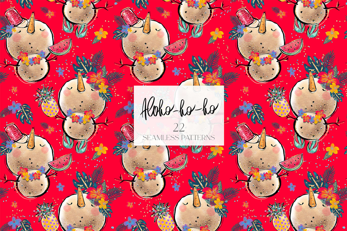 Tropical Santa Christmas PNG Clipart, a Seasonal Illustration by KaramfilaS (Photo 18 of 35)