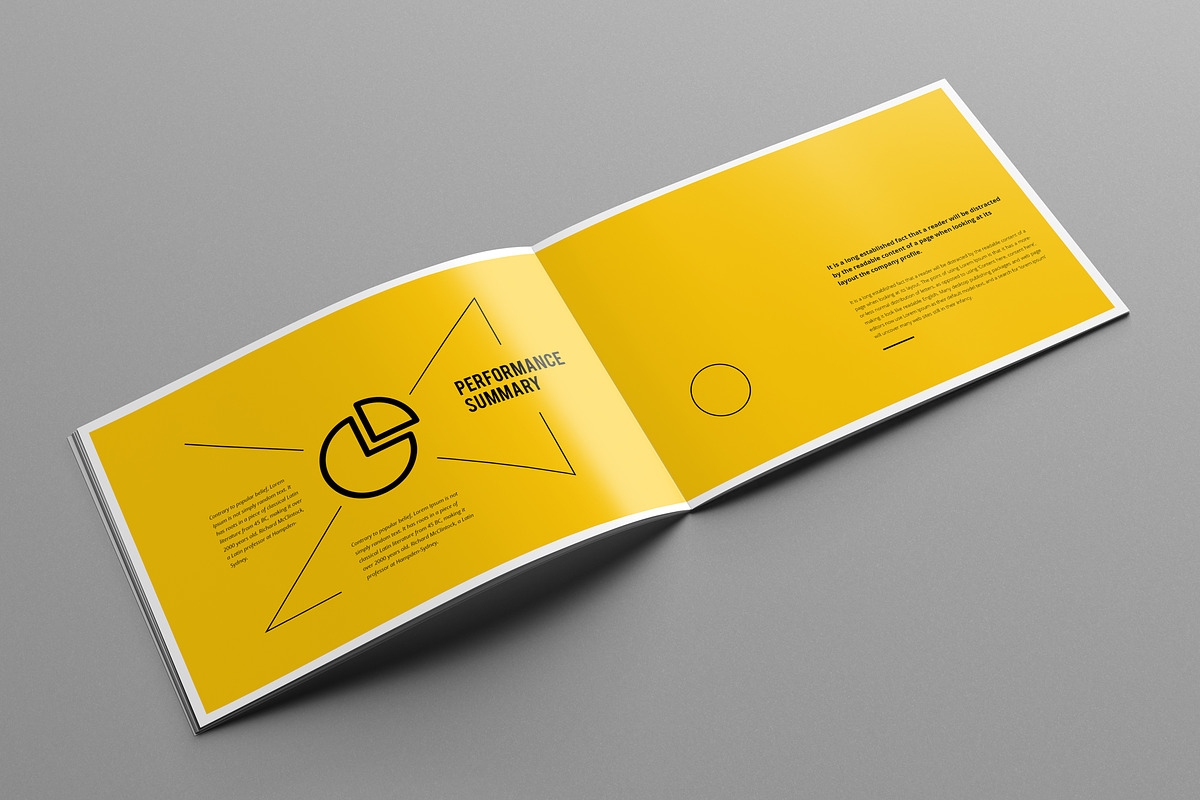 Annual Report Landscape Template, a Print Template by Pro-Gh (Photo 11 of 13)