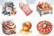 Vintage Baking Sublimation Clipart, a Graphic by designcity5 (Thumbnail 2 of 5)