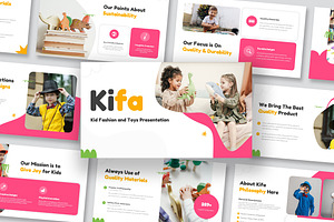 Kifa Kid Fashion & Toys Powerpoint, a Presentation Template by kerismaker