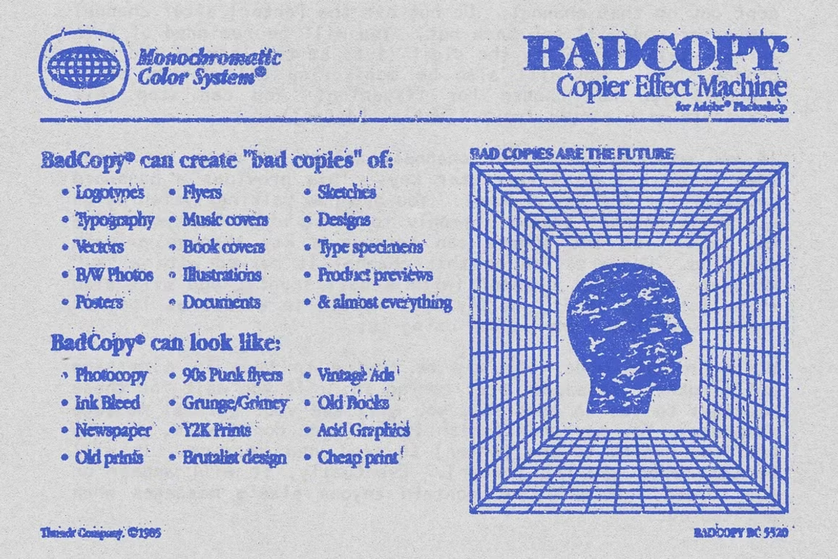 BADCOPY | Ink Bleed & Copier Effects, a Layer Style Add-On by Thundr Co. (Photo 4 of 9)