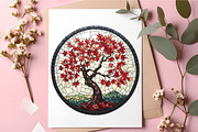 Spring Tree Stained Glass PNG, an Illustration by RobertsArt (Thumbnail 5 of 5)