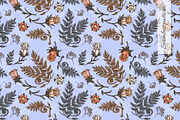 Running foxes. Set seamless pattern., a Pattern Graphic by Kseniakrop (Thumbnail 3 of 6)