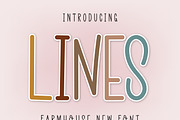 Lines Handwritten and playful design, a Handwritten Font by MaxArt Foundry (Thumbnail 1 of 4)