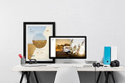 Desktop Mockup Creator, a Books & Magazine Mockup by Mockura (Thumbnail 4 of 5)