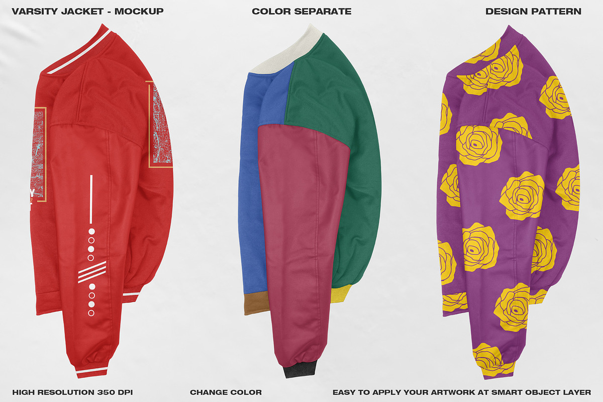 Varsity Jacket - Mockup, a Hoody Mockup by DaldSgh (Photo 15 of 21)