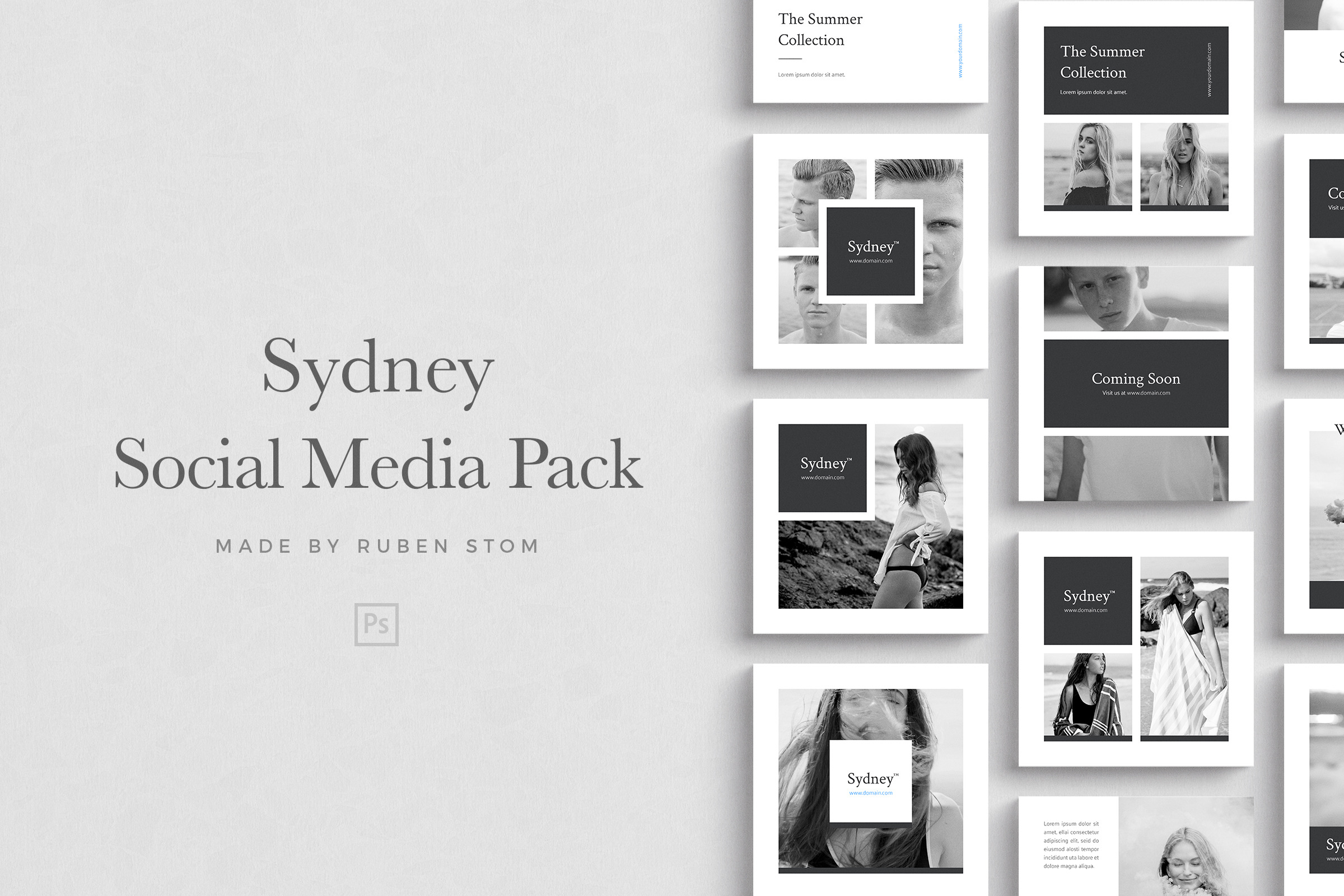 Social Media Pack | PSD Templates