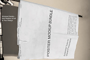 A2 Hanging Poster Mockup Set, an Advertising Mockup by Mocktopia (Thumbnail 4 of 10)