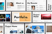 Portfolio Presentation Template, a Presentation Template by E-Type (Thumbnail 1 of 5)